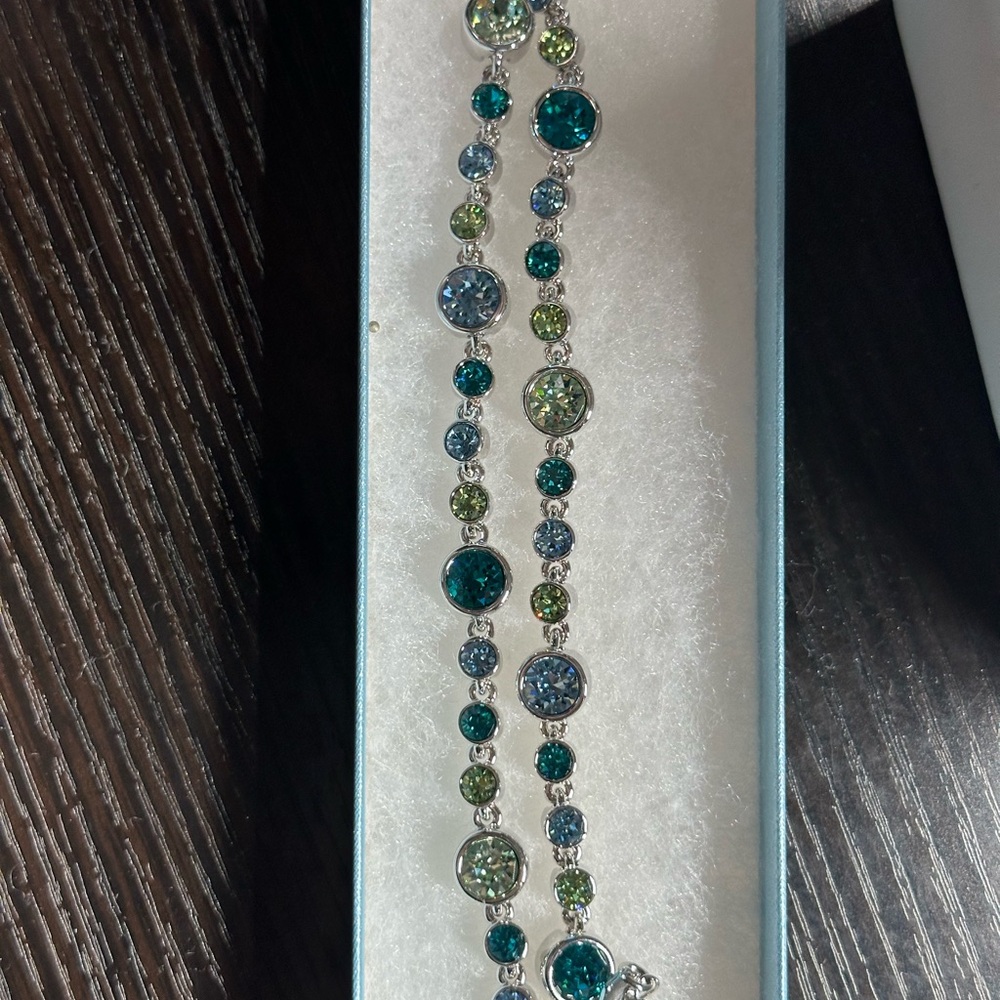 Touchstone Crystal Blue Glam Bracelet